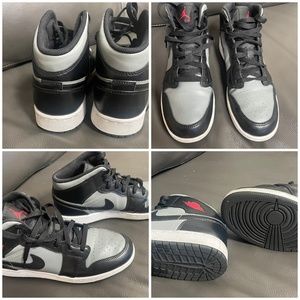Nike Air jordan 1 mid gs shadow Size 7Y
